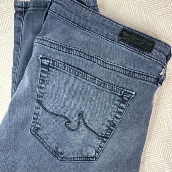 Adriano Goldschmied AG Jeans Womens 30R The Stevie‎ Slim Straight Blue Stretch - Picture 1 of 12